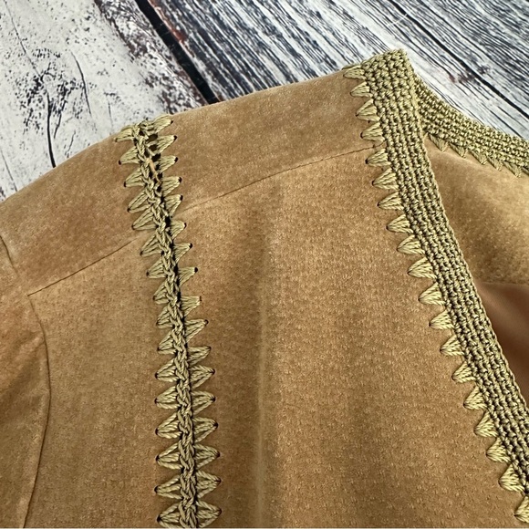 Vintage Christopher & Banks 100% Genuine Leather Boho Jacket - Picture 4 of 8